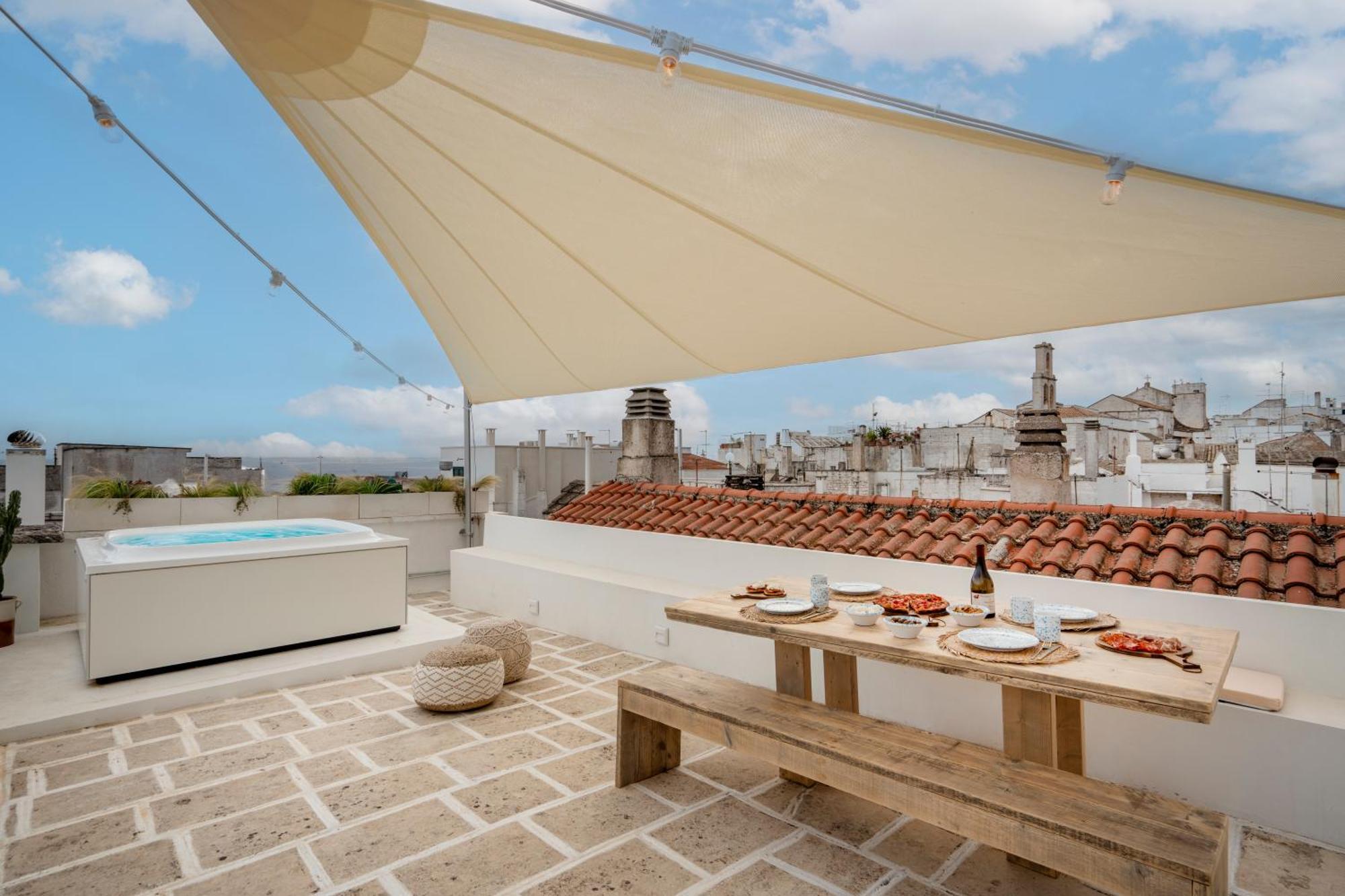 Casa U Burie, Casa Design Con Terrazza Panoramica E Jacuzzi Daire Cisternino Dış mekan fotoğraf